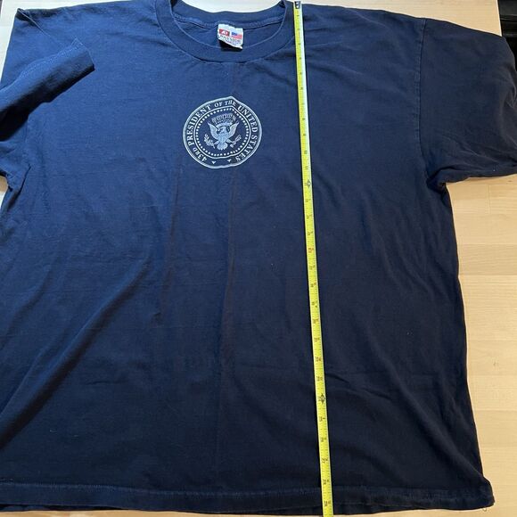 43rd President of the USA George W. Bush T Shirt made in USA Bayside Size 2XL - Picture 5 of 8